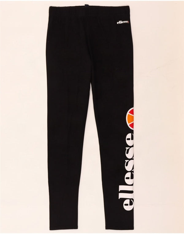 Ellesse piger grafiske leggings 15-16 år sort bomuld