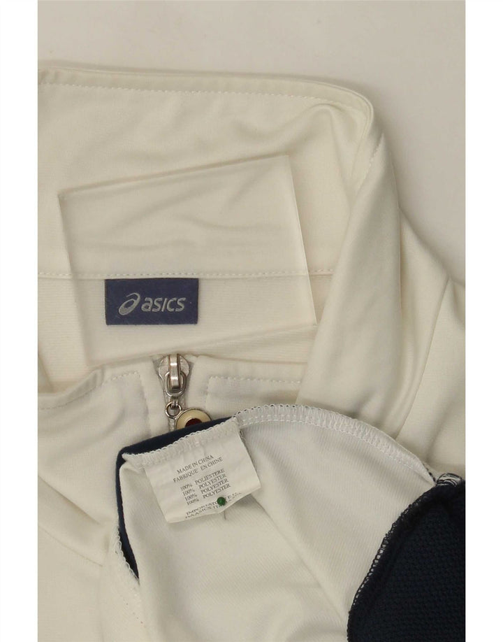 Asics Træningsdragt til mænd Topjakke XL Hvid Colourblock Polyester