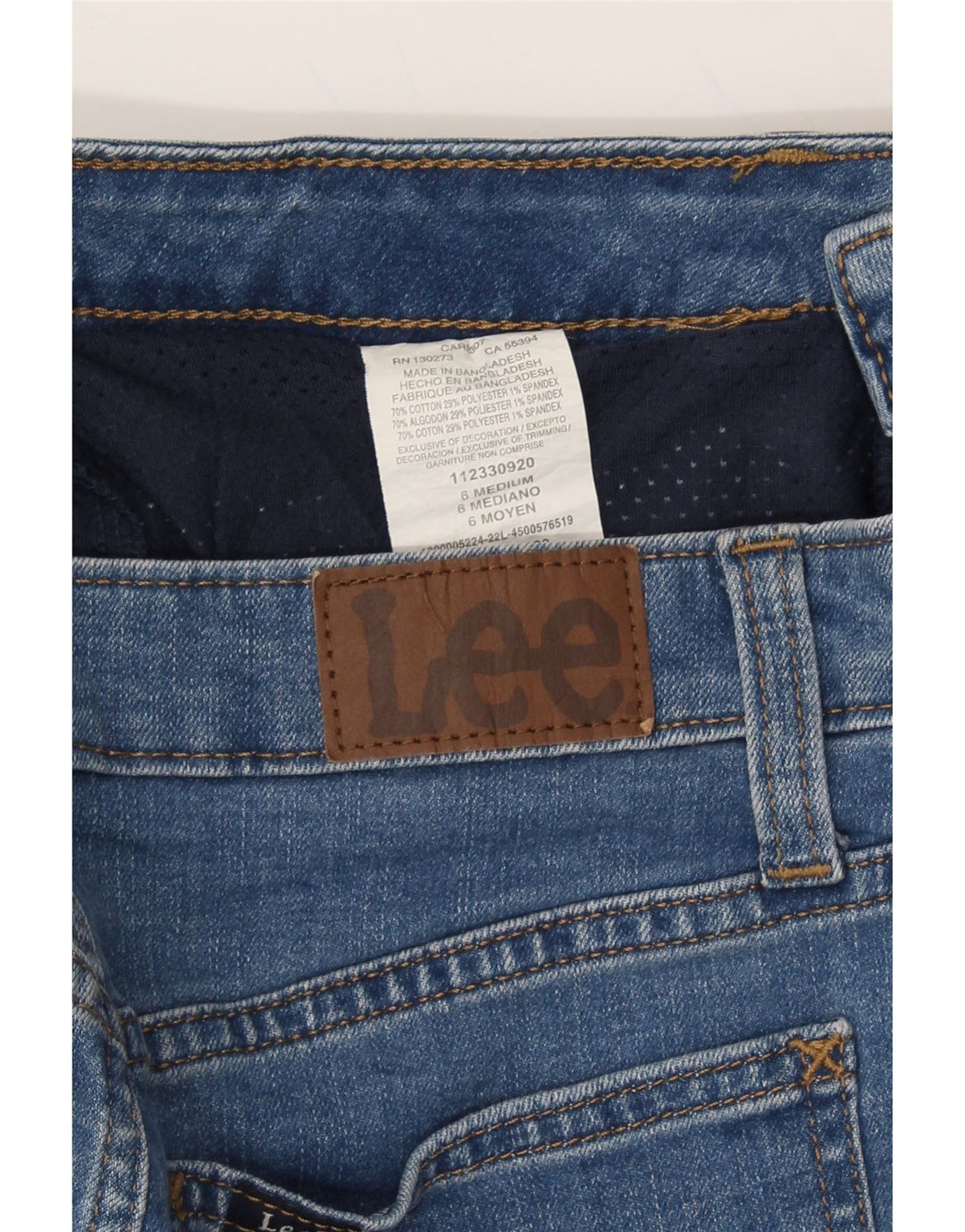 LEE Womens Denim Skirt US 6 Medium W28 Blue Cotton Vintage Lee and Second-Hand Lee from Messina Hembry 