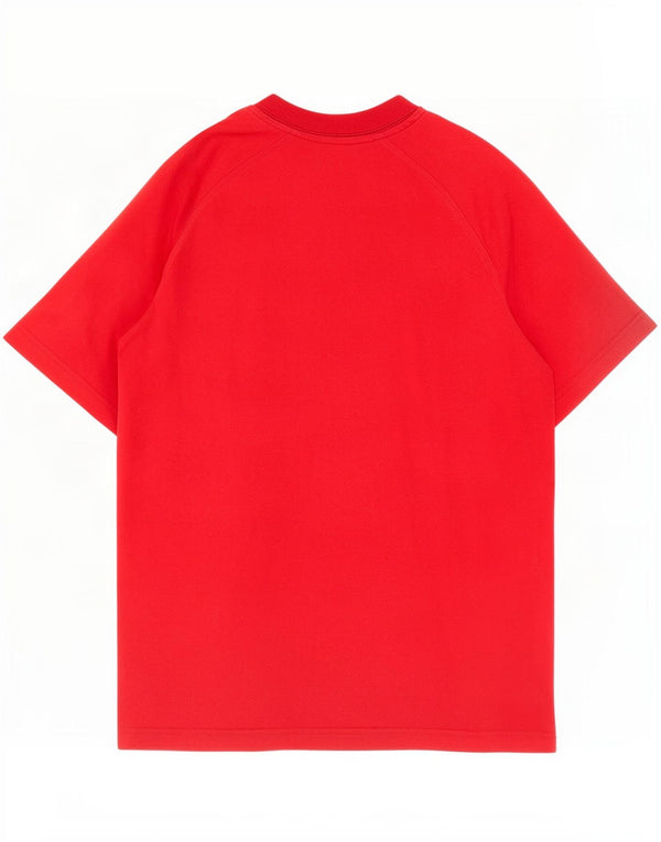 Kappa Herre T-Shirt Top Medium Rød Bomuld