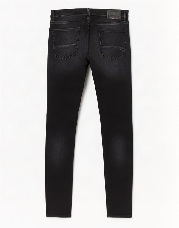 Tommy Hilfiger Herre Bleecker Slim Jeans W33 L32 Sort Bomuld