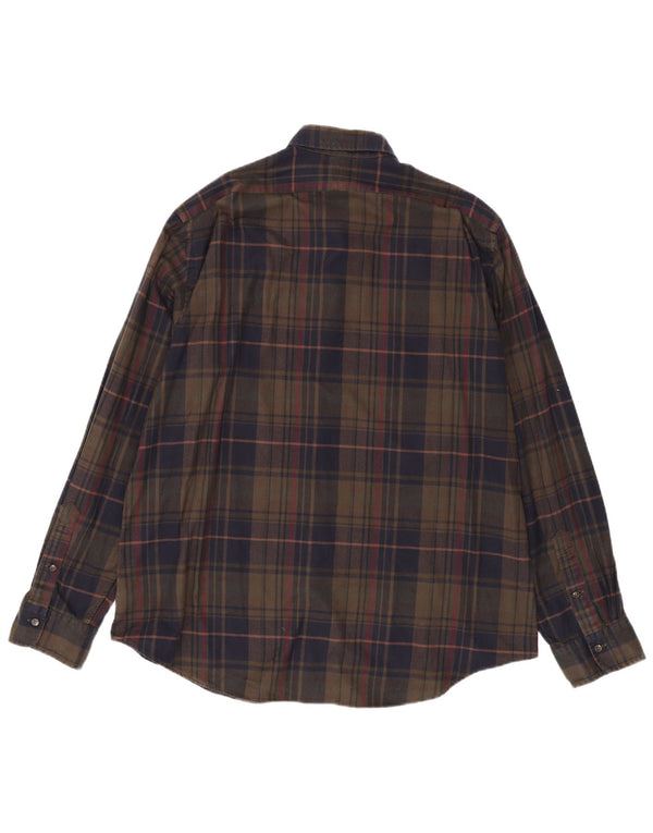 POLO RALPH LAUREN Flanellskjorte til mænd 2XL brun ternet bomuld