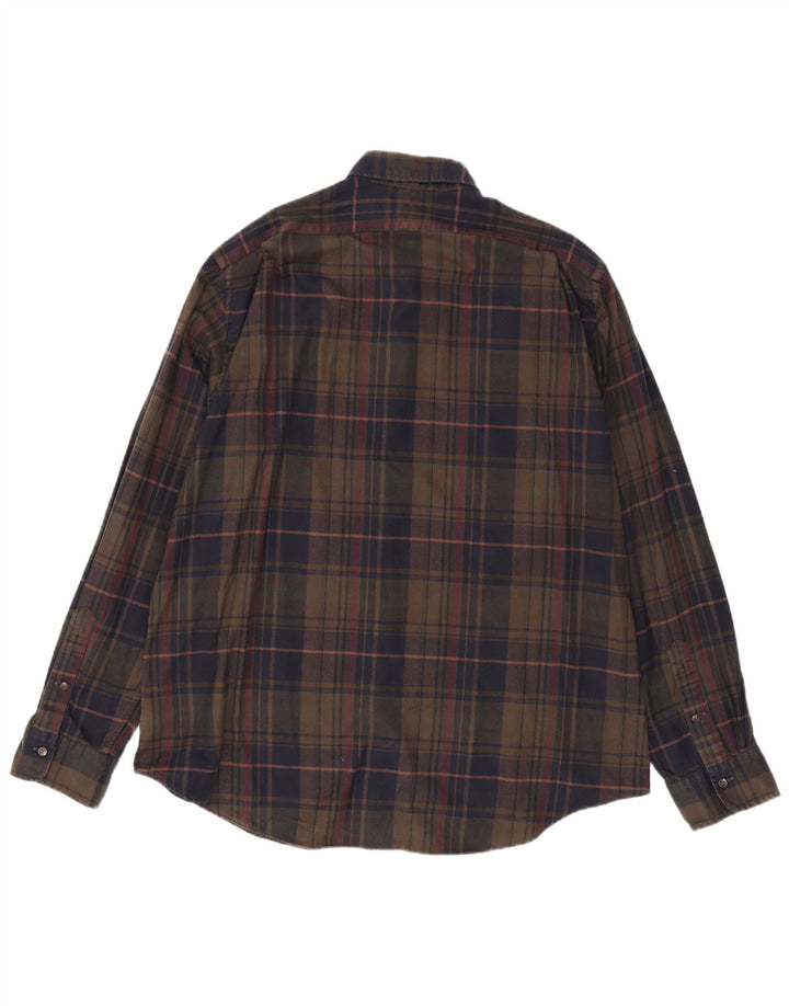 POLO RALPH LAUREN Flanellskjorte til mænd 2XL brun ternet bomuld