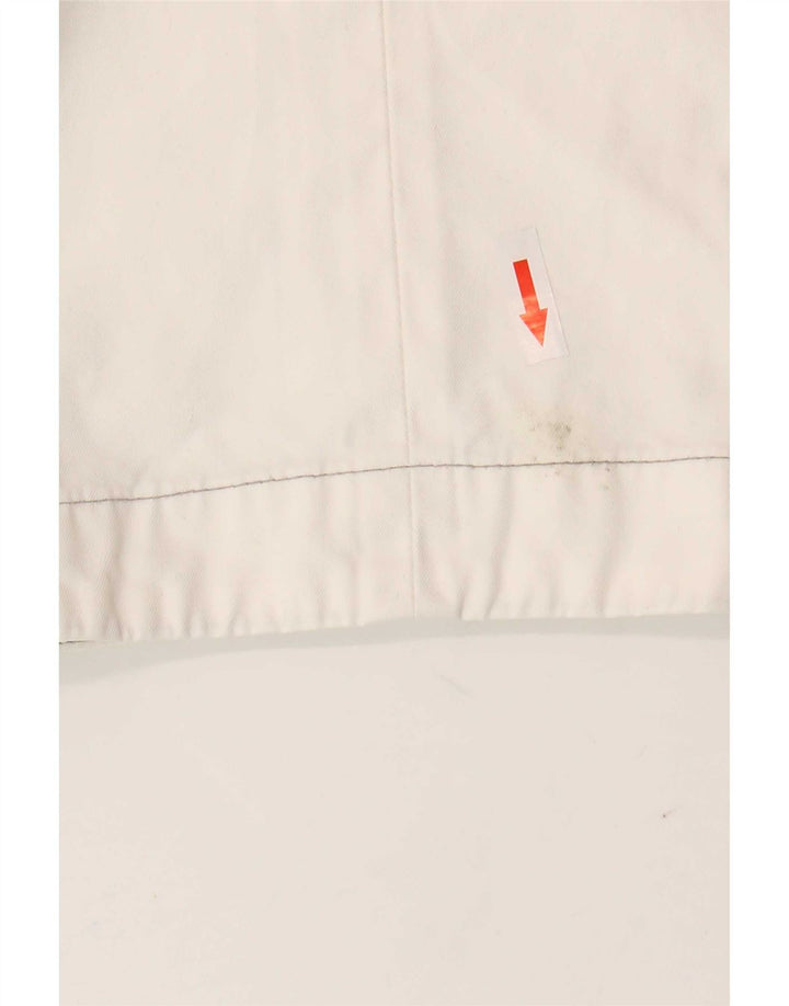 Murphy & Nye Womens Cropped Trousers W31 L24 Hvid Bomuld