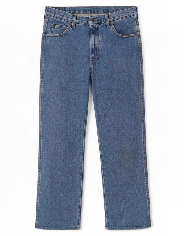 Wrangler Straight Jeans til mænd W34 L30 blå bomuld