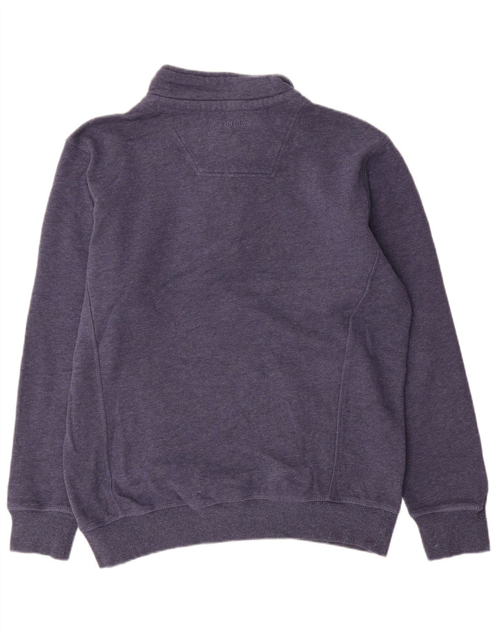 Joules Sweatshirt med lynlås til mænd Medium marineblå bomuld