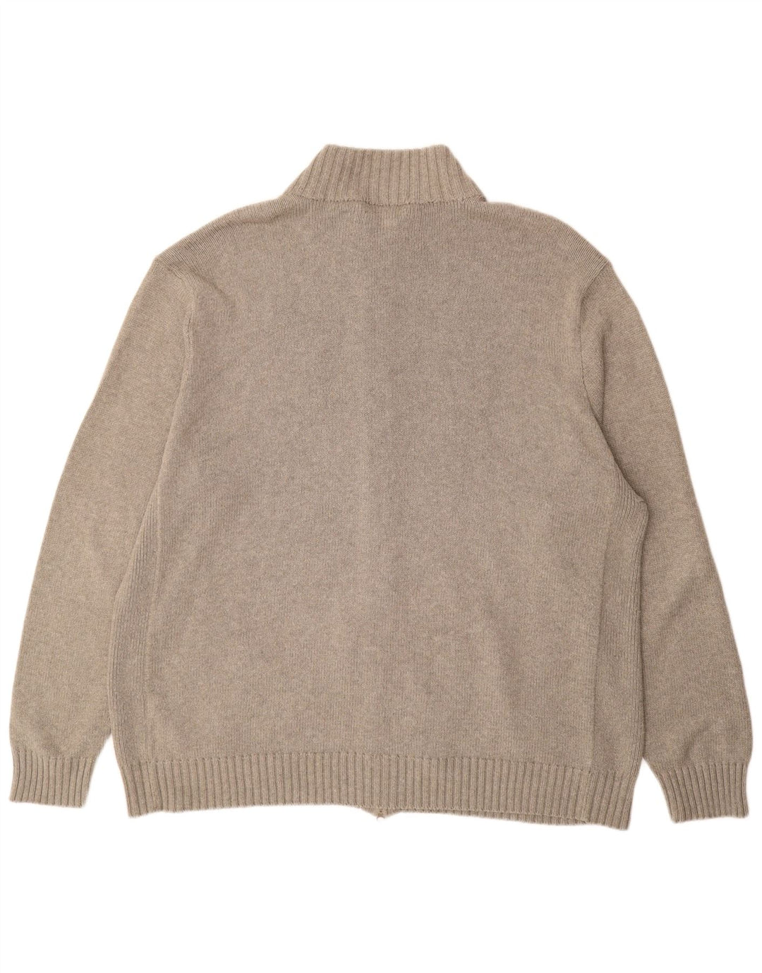 POLO RALPH LAUREN Høj cardigantrøje til mænd 3XL Beige Bomuld