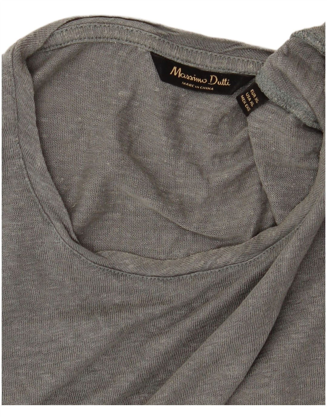 MASSIMO DUTTI Herre T-Shirt Top XL Grå