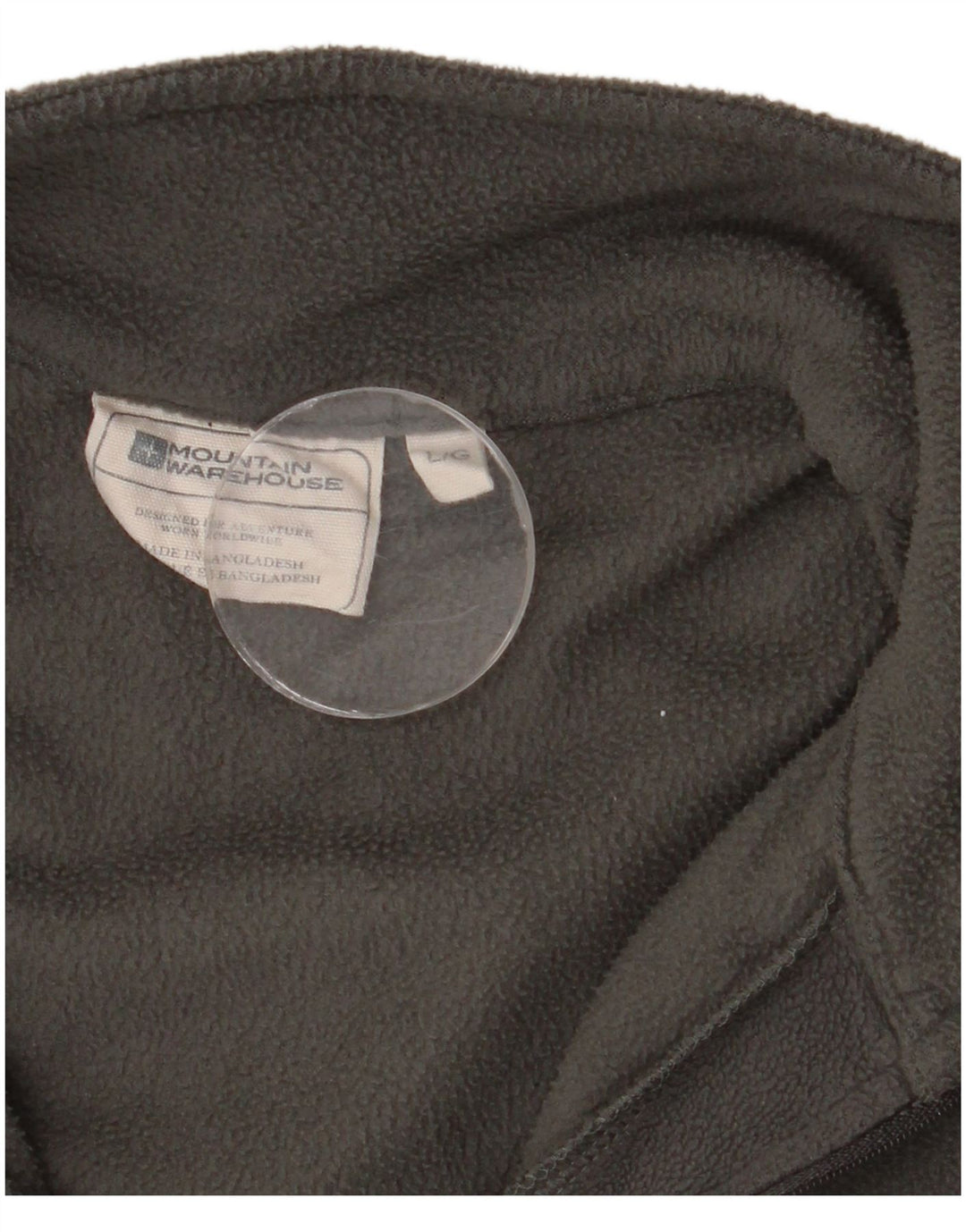 MOUNTAIN WAREHOUSE Herre lynlås hals fleece jumper stor grå polyester