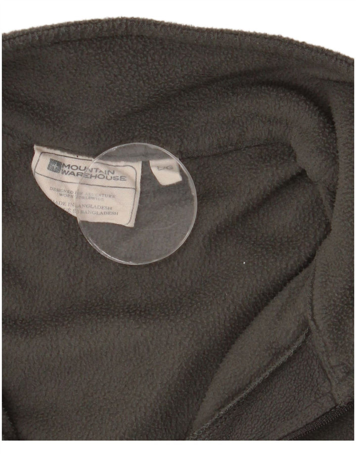 MOUNTAIN WAREHOUSE Herre lynlås hals fleece jumper stor grå polyester