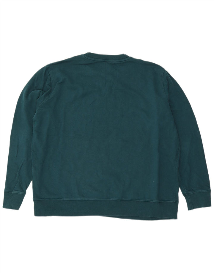 Marks & Spencer Herre Sweatshirt Jumper 3XL Grøn Bomuld