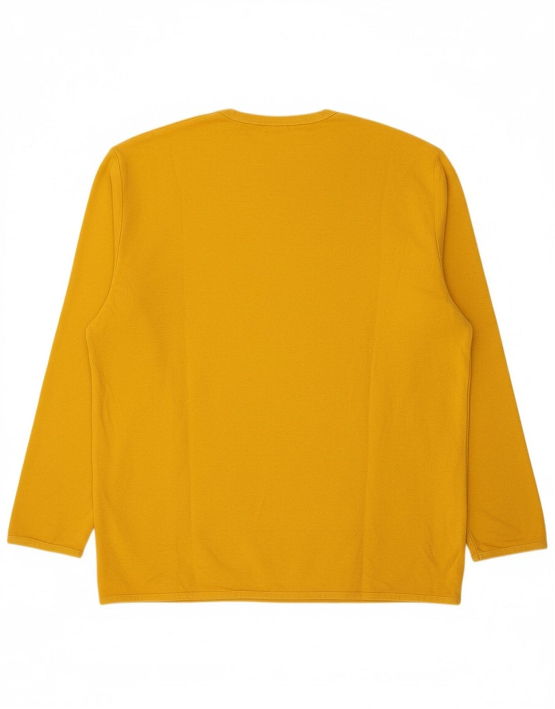 HUGO BOSS Mens Top Long Sleeve XL Yellow Cotton