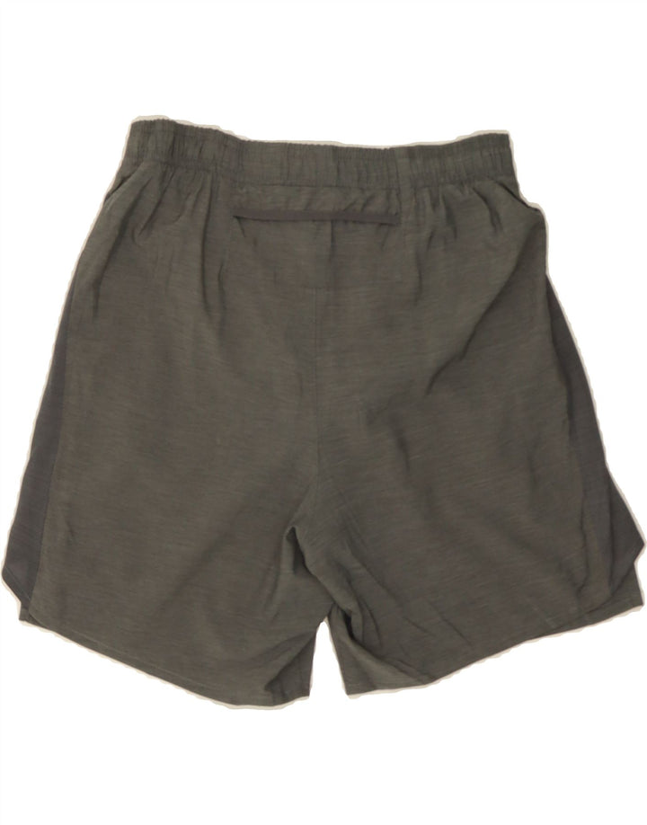 NIKE Womens Dri Fit Sport Shorts UK 12 Medium Grey Polyester Vintage Nike and Second-Hand Nike from Messina Hembry 