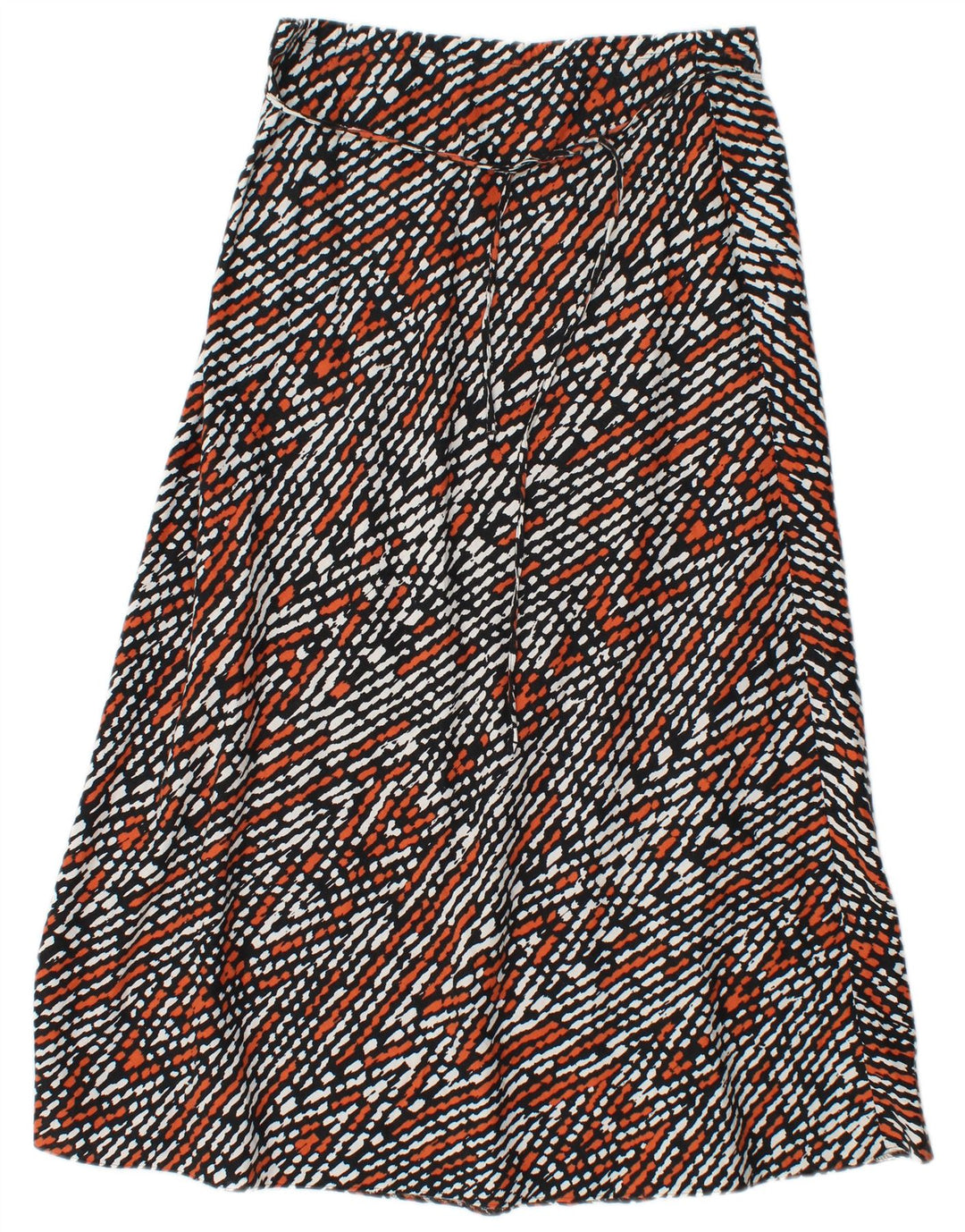 MARKS & SPENCER A-line nederdel til kvinder UK 12 Medium W30 Flerfarvet Chevron