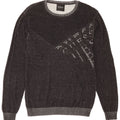 Guess Herre grafisk sweatshirt jumper stor grå bomuld