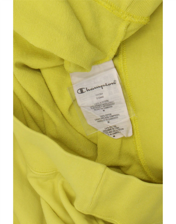 Champion Dame Grafisk Oversized Sweatshirt Jumper UK 14 Medium Gul