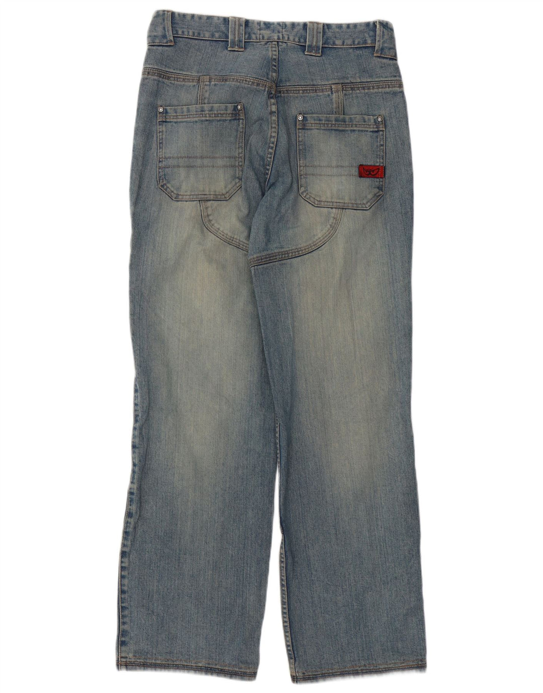 Suomy Herre Motorstyle Graphic Straight Jeans Medium W32 L32 Blå Bomuld