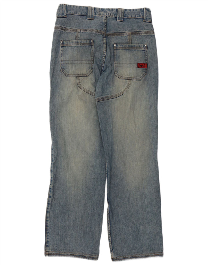 Suomy Herre Motorstyle Graphic Straight Jeans Medium W32 L32 Blå Bomuld
