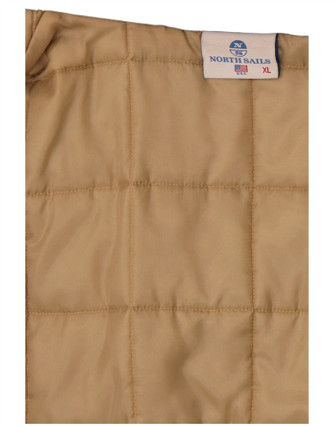 North Sails Herre hættepolstret jakke UK 42 XL Beige