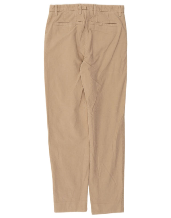 Ted Baker Womens Straight Suit Trousers W28 L29 Beige Cotton