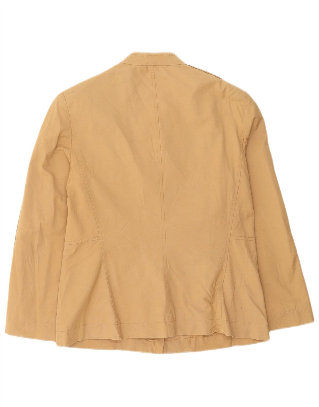 Marella Womens Utility Jacket UK 14 Stor Beige Bomuld