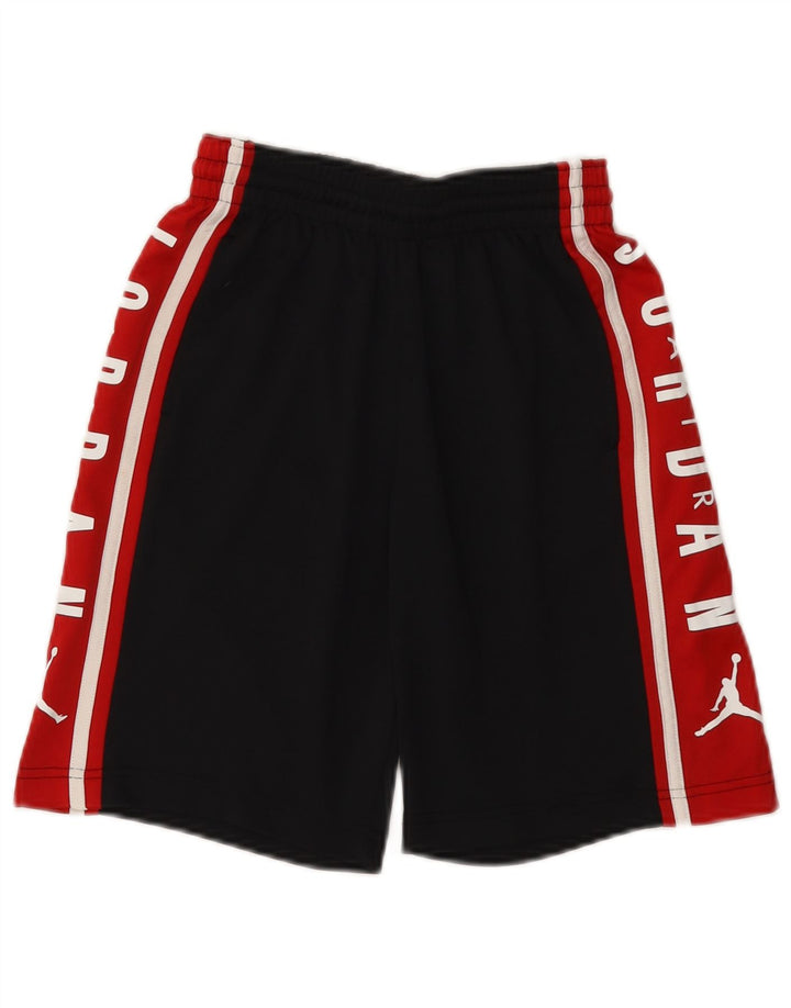 Jordan drenge grafiske sportsshorts 10-11 år medium sort farveblok