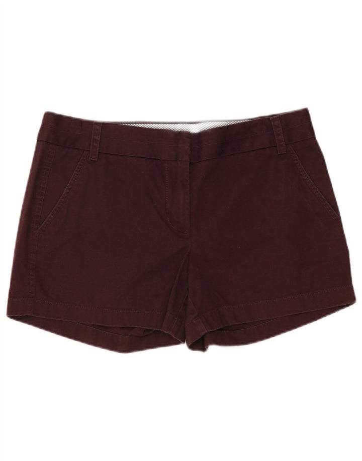 J. CREW Chino Shorts til kvinder US 8 Medium W32 Brun Bomuld