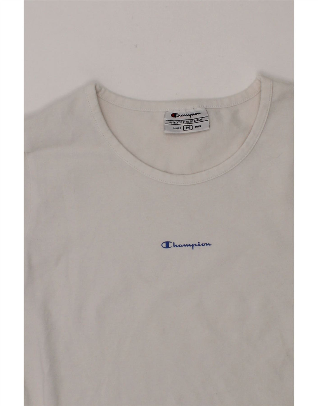 CHAMPION Girls Top Long Sleeve 9-10 Years Medium  White Vintage Champion and Second-Hand Champion from Messina Hembry 