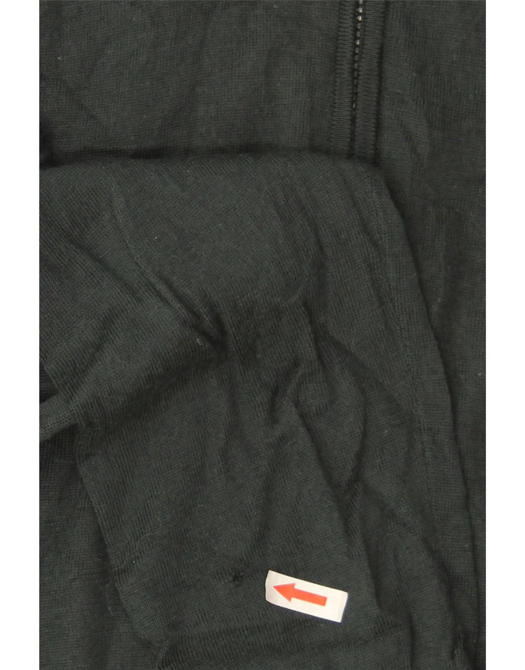 Marks & Spencer Herre Zip Neck Jumper Sweater Stor Grøn Merinould