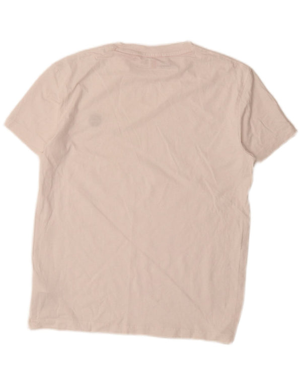 Timberland Mens Slim Fit T-Shirt Top Small White Cotton
