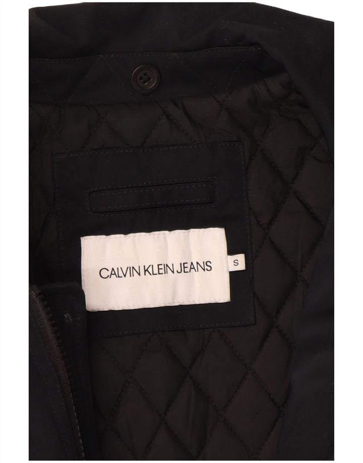 Calvin Klein Jeans Bomberjakke til mænd UK 36 Small Black Polyester