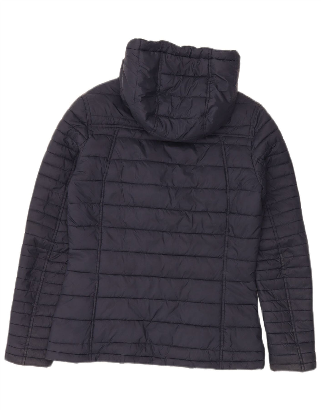 BARBOUR Polstret hættejakke til kvinder UK 12 Medium Navy Blue