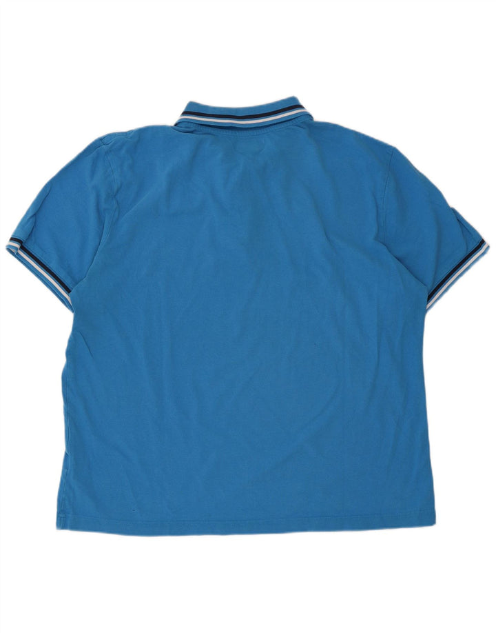 Kappa herre poloshirt 2XL blå bomuld
