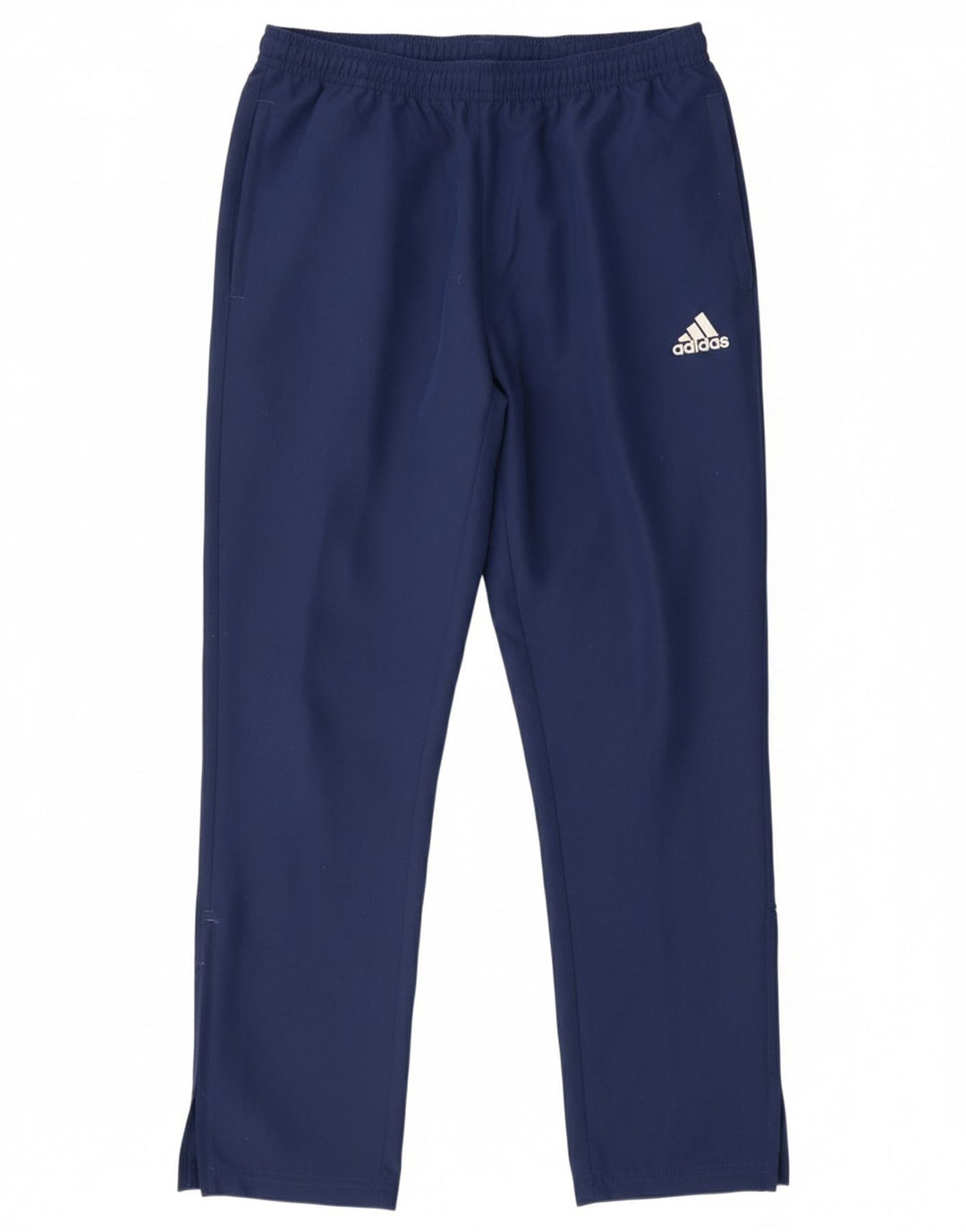 ADIDAS Mens Tracksuit Trousers Large  Navy Blue Polyester