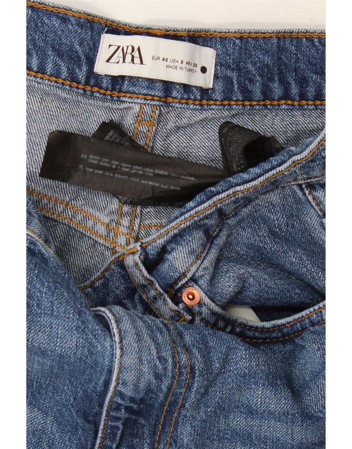ZARA Womens Straight Jeans EU 40 Medium W30 L28 Blue Cotton Vintage Zara and Second-Hand Zara from Messina Hembry 