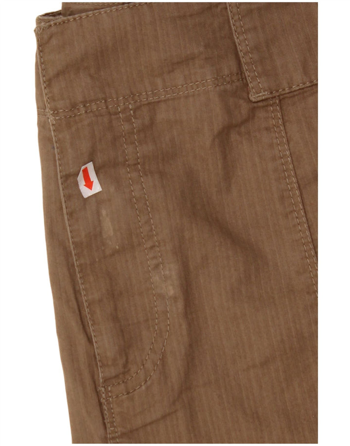 EDDIE BAUER A-line nederdel til kvinder US 12 Stor W32 brun bomuld