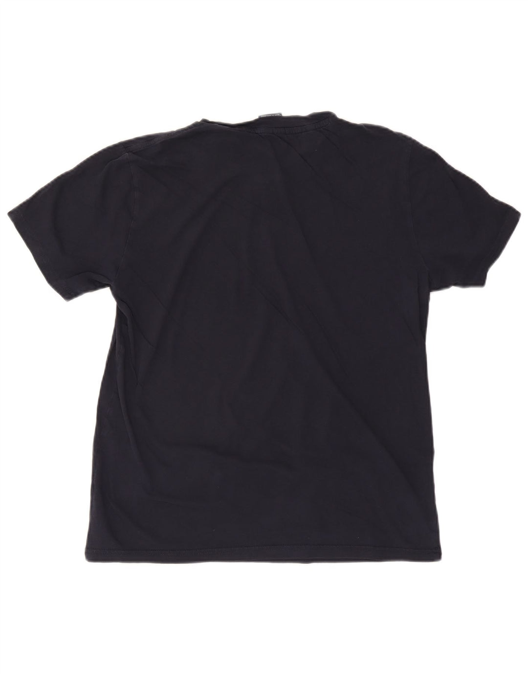CHAMPION Herre T-Shirt Top Stor Marineblå Bomuld