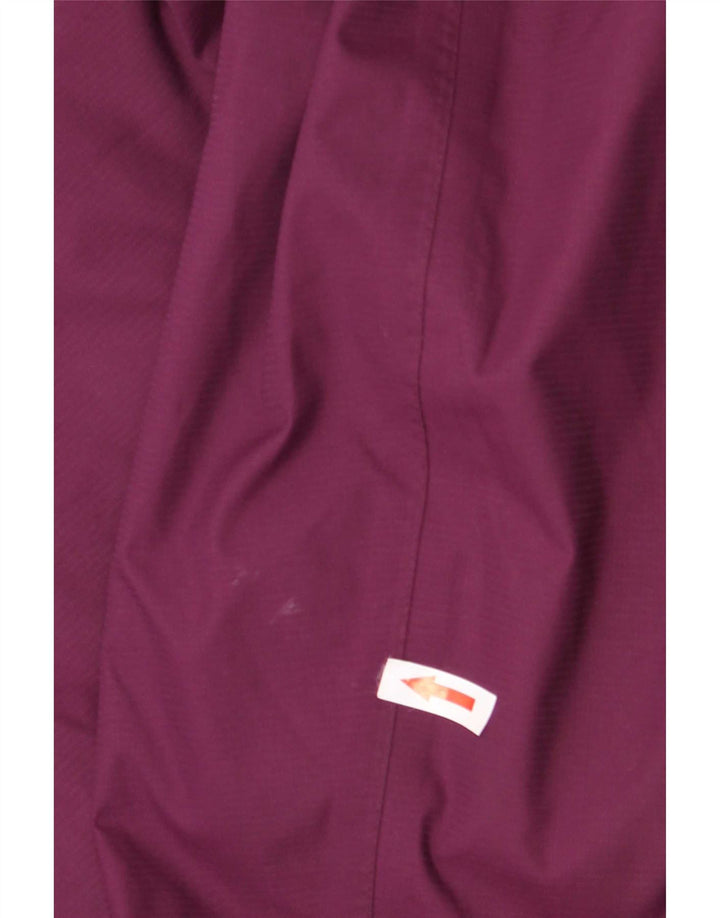 Sprayway Dame Hooded Windbreaker Jacket UK 14 Large Maroon Polyester