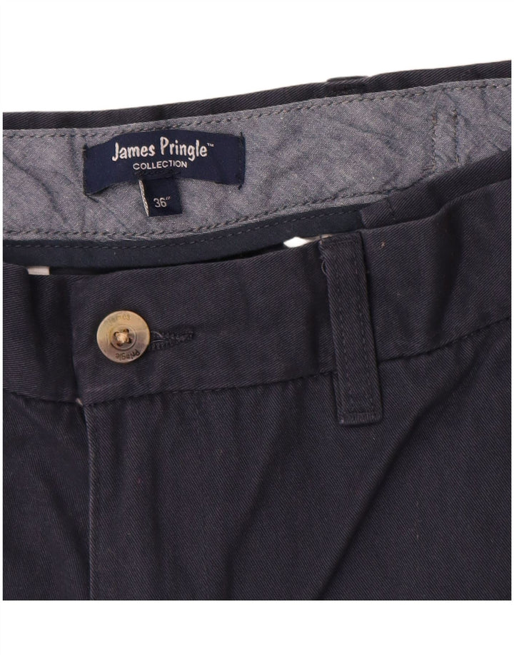 James Pringle Herre Chino Shorts W36 Large Navy Blue Bomuld Classic