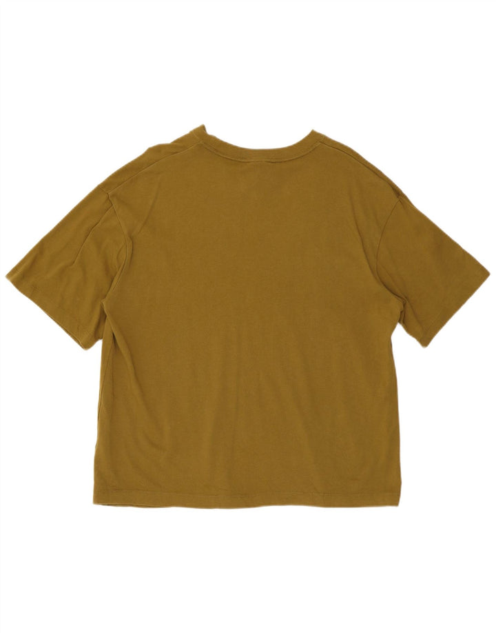 Nike Herre grafisk T-shirt Top Medium Khaki Bomuld