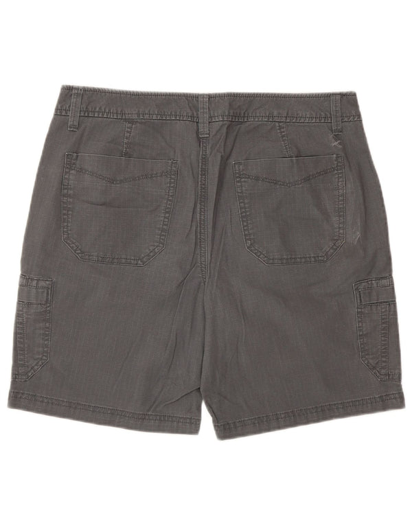 Eddie Bauer Dame Slightly Curvy Cargo Shorts US 6 Medium W30 Grå Bomuld