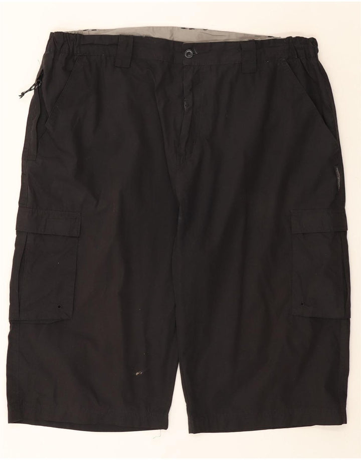Mountain Warehouse Herre Cargo Shorts W40 XL Sort Polyester