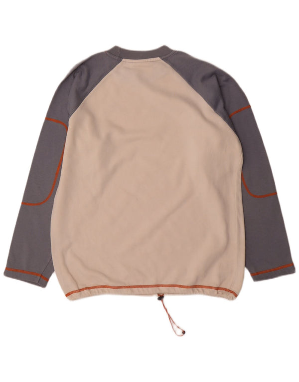 Kappa Boys Sweatshirt Jumper 15-16 år 3XL Beige Colourblock Bomuld