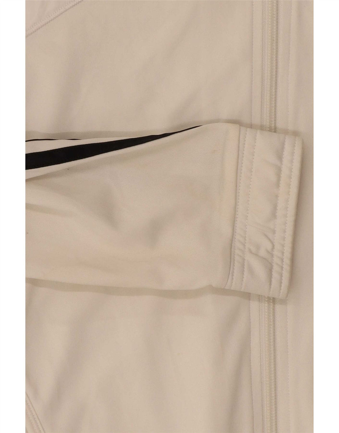 Adidas dame Clima 365 træningsdragt topjakke UK 8/10 Lille hvid polyester