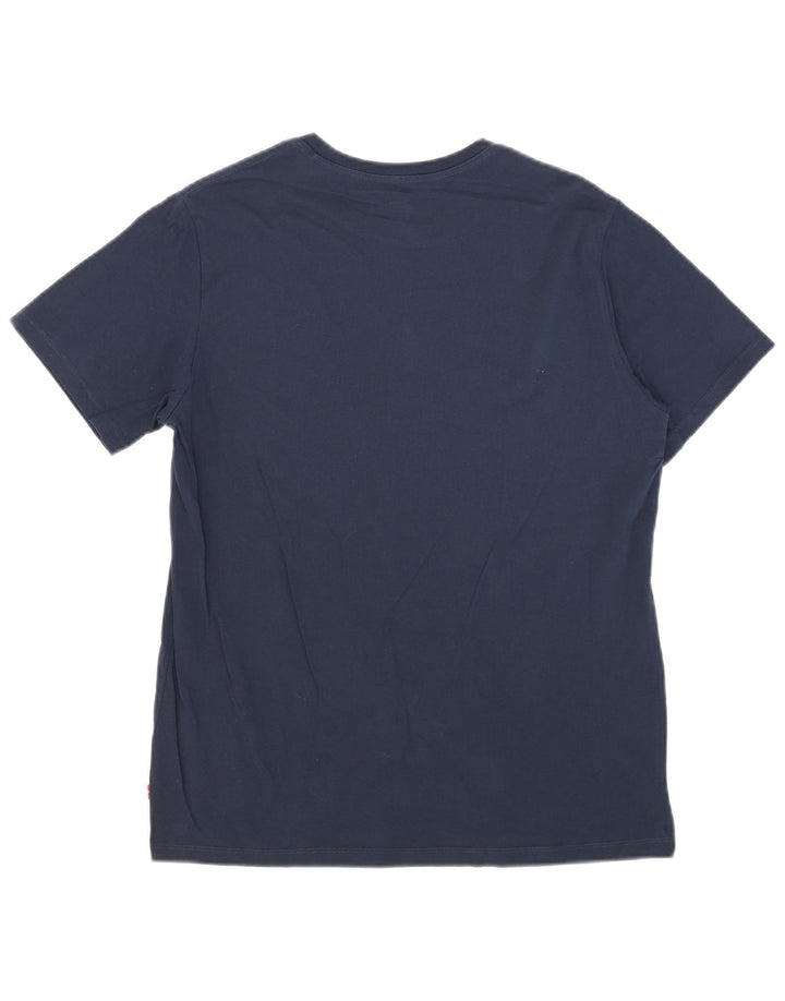 Levi's Grafisk T-shirt til mænd, stor marineblå