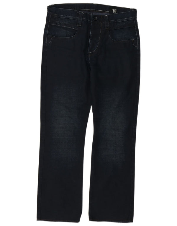 JACK & JONES Straight jeans til mænd W34 L30 Marineblå