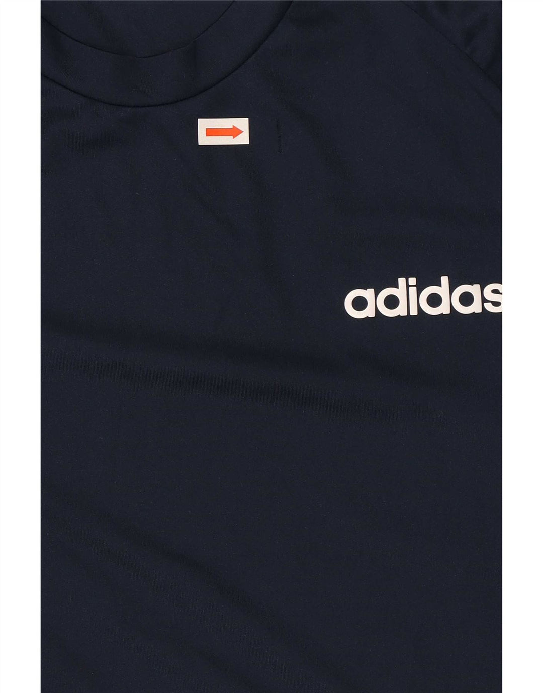 Adidas Herre Climalite T-Shirt Top Medium Marineblå Polyester