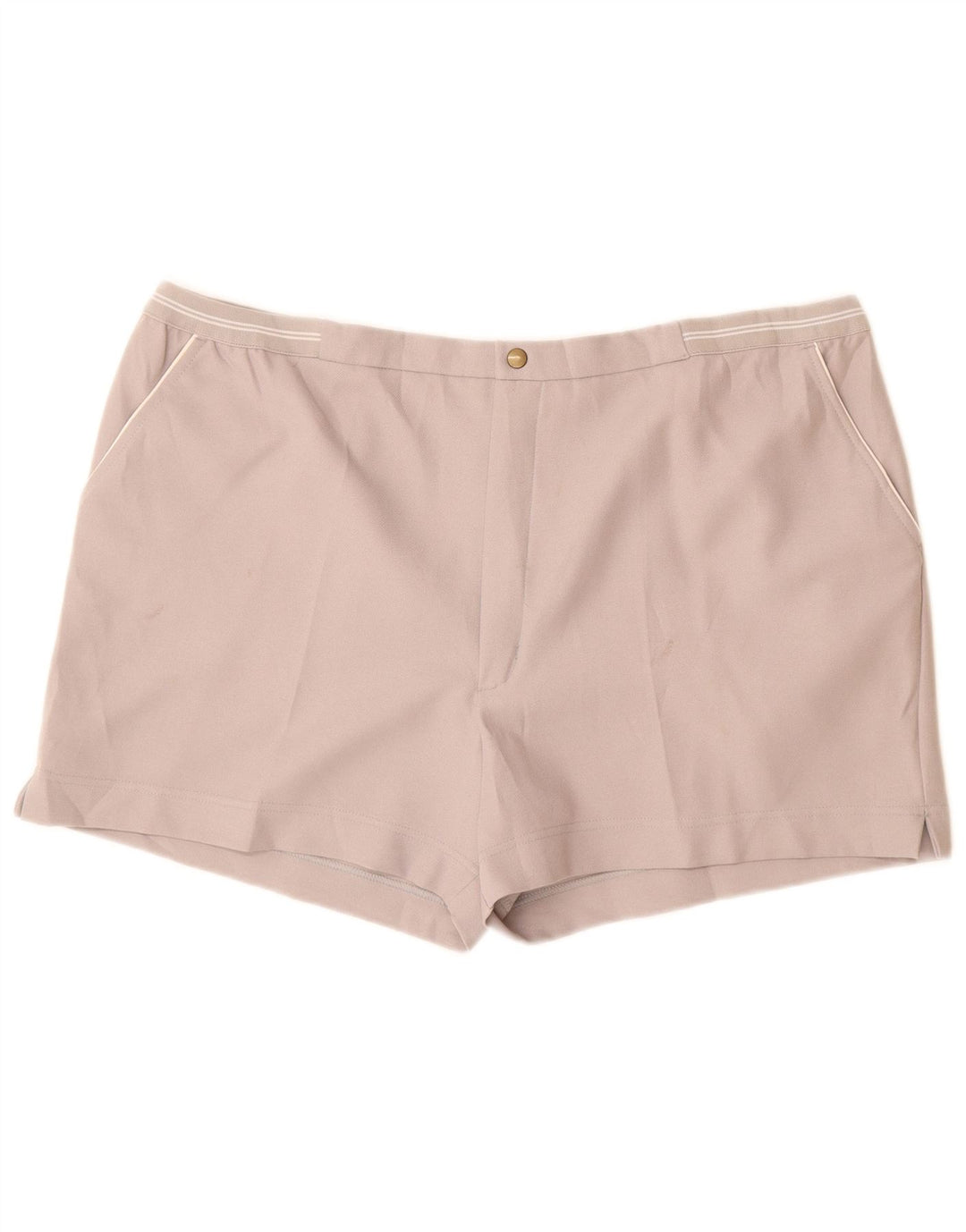 F.LLI Campagnolo Dame Chino Shorts W40 2XL Grå Polyester