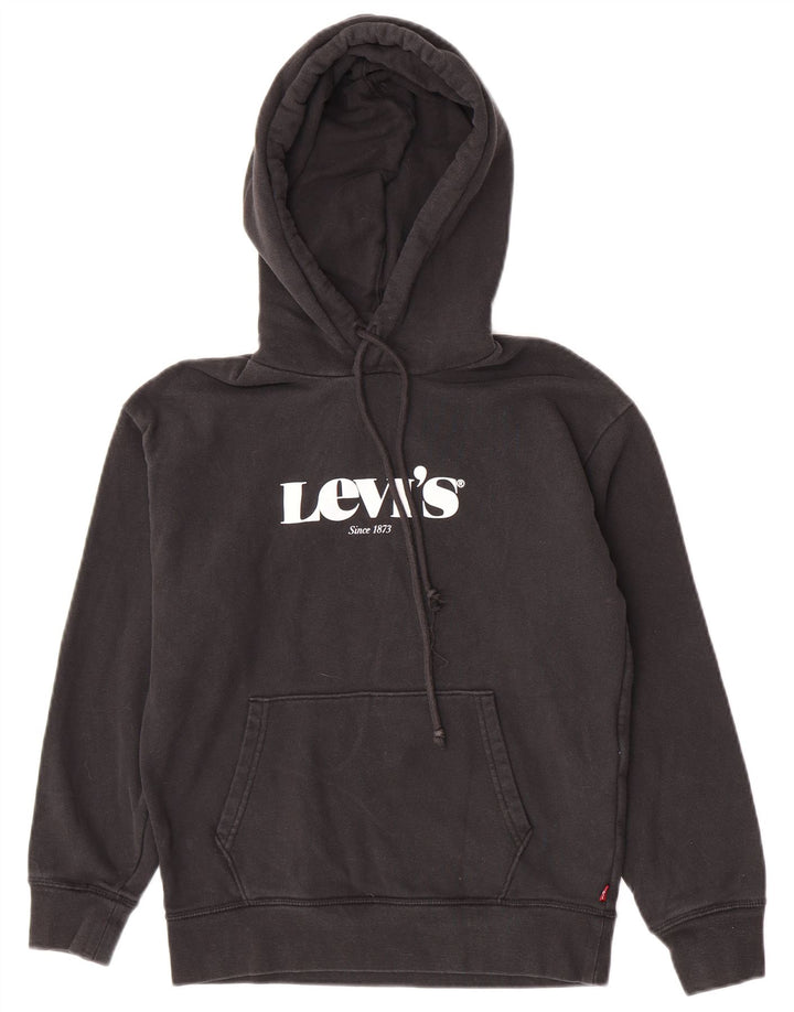 Levi's Grafisk hættetrøje til mænd 2XS sort bomuld