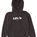 Levi's Grafisk hættetrøje til mænd 2XS sort bomuld